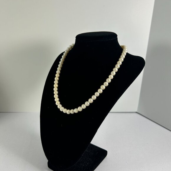 Lot 6 Pieces Faux Pearl Necklaces Stretch Bracelets Twisted Some Vintage - Picture 5 of 16